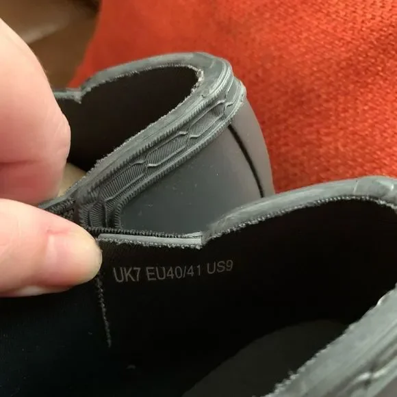 Hunter block boots size 9 gray - Picture 2 of 5